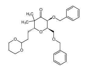 (2R,5S,6R)-5-Benzyloxy-6-benzyloxymethyl-2-(2-[1,3]dioxan-2-yl-ethyl)-3,3-dimethyl-tetrahydro-pyran-4-one CAS:676154-04-4 manufacturer & supplier