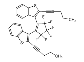 1,2-bis[2-(pent-1-ynyl)-1-benzothien-3-yl]perfluorocyclopentene CAS:676158-04-6 manufacturer & supplier