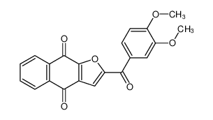 Naphtho[2,3-b]furan-4,9-dione, 2-(3,4-dimethoxybenzoyl)- CAS:676158-80-8 manufacturer & supplier