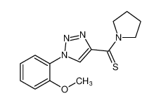 Pyrrolidine, 1-[[1-(2-methoxyphenyl)-1H-1,2,3-triazol-4-yl]thioxomethyl]- CAS:676159-31-2 manufacturer & supplier