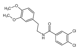 3,4-dichloro-N-[2-(3,4-dimethoxyphenyl)ethyl]benzamide CAS:67616-17-5 manufacturer & supplier