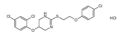 2-((2-(4-chlorophenoxy)ethyl)thio)-5-(2,4-dichlorophenoxy)-1,4,5,6-tetrahydropyrimidine hydrochloride CAS:676167-41-2 manufacturer & supplier