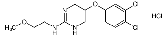 5-(3,4-dichlorophenoxy)-N-(2-methoxyethyl)-1,4,5,6-tetrahydropyrimidin-2-amine hydrochloride CAS:676167-76-3 manufacturer & supplier