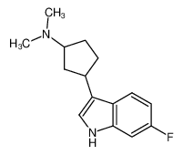 [3-(6-fluoro-1H-indol-3-yl)-cyclopentyl]-dimethylamine CAS:676169-73-6 manufacturer & supplier