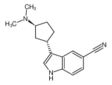 3-[(1S,3S)-3-dimethylaminocyclopentyl]-1H-indole-5-carbonitrile CAS:676169-80-5 manufacturer & supplier