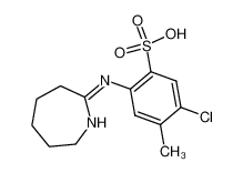 2-[Azepan-(2Z)-ylideneamino]-5-chloro-4-methyl-benzenesulfonic acid CAS:6762-92-1 manufacturer & supplier