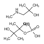 Methyl-phosphonic acid mono-(2-hydroxy-1,1,2-trimethyl-propyl) ester; compound with 2-methyl-1-methylamino-propan-2-ol CAS:67623-05-6 manufacturer & supplier