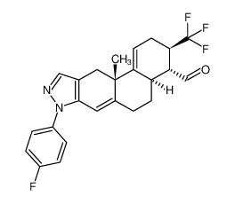 (3R,4R,4aR,11aS)-8-(4-fluorophenyl)-11a-methyl-3-(trifluoromethyl)-3,4,4a,5,6,8,11,11a-octahydro-2H-naphtho[1,2-f]indazole-4-carbaldehyde CAS:676231-11-1 manufacturer & supplier