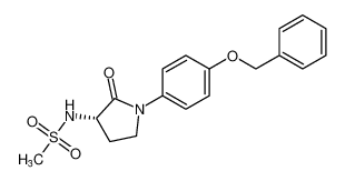 (S)-N-(1-(4-(benzyloxy)phenyl)-2-oxopyrrolidin-3-yl)methanesulfonamide CAS:676232-70-5 manufacturer & supplier