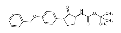 tert-butyl (S)-(1-(4-(benzyloxy)phenyl)-2-oxopyrrolidin-3-yl)carbamate CAS:676232-91-0 manufacturer & supplier