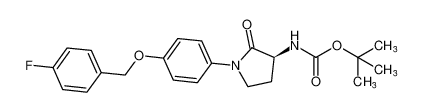 tert-butyl (S)-(1-(4-((4-fluorobenzyl)oxy)phenyl)-2-oxopyrrolidin-3-yl)carbamate CAS:676232-96-5 manufacturer & supplier