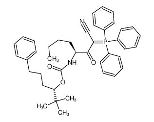 {(S)-1-[2-Cyano-2-(triphenyl-λ5-phosphanylidene)-acetyl]-pentyl}-carbamic acid (S)-1-tert-butyl-4-phenyl-butyl ester CAS:676235-62-4 manufacturer & supplier