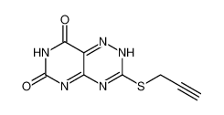 Pyrimido[4,5-e]-1,2,4-triazine-6,8(2H,7H)-dione, 3-(2-propynylthio)- CAS:676237-16-4 manufacturer & supplier