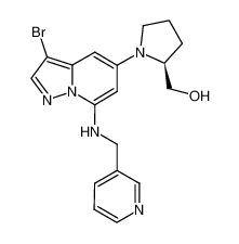 (S)-(1-(3-bromo-7-((pyridin-3-ylmethyl)amino)pyrazolo[1,5-a]pyridin-5-yl)pyrrolidin-2-yl)methanol CAS:676239-51-3 manufacturer & supplier