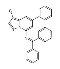 N-(3-chloro-5-phenylpyrazolo[1,5-a]pyridin-7-yl)-1,1-diphenylmethanimine CAS:676239-87-5 manufacturer & supplier