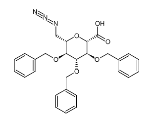 (2S,3S,4R,5S,6S)-6-Azidomethyl-3,4,5-tris-benzyloxy-tetrahydro-pyran-2-carboxylic acid CAS:676241-07-9 manufacturer & supplier