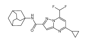 N-(adamantan-1-yl)-5-cyclopropyl-7-(difluoromethyl)pyrazolo[1,5-a]pyrimidine-2-carboxamide CAS:676243-48-4 manufacturer & supplier