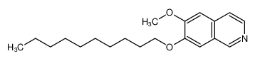 Isoquinoline, 7-(decyloxy)-6-methoxy- CAS:67625-64-3 manufacturer & supplier