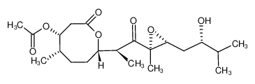 4(R),5(S),8(S)-4-acetoxy-8-{2-[3-((S)-2-hydroxy-3-methyl-butyl)-2(S),3(R)-2-methyl-oxiranyl]-1(S)-methyl-2-oxo-ethyl}-5-methyl-oxocan-2-one CAS:676252-02-1 manufacturer & supplier