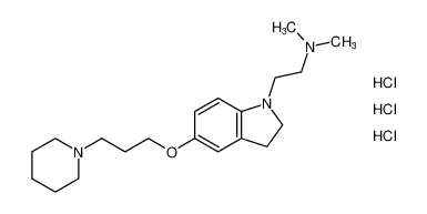 N,N-dimethyl-2-(5-(3-(piperidin-1-yl)propoxy)indolin-1-yl)ethan-1-amine trihydrochloride CAS:676255-58-6 manufacturer & supplier