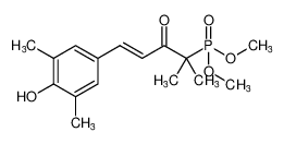 dimethyl (E)-(5-(4-hydroxy-3,5-dimethylphenyl)-2-methyl-3-oxopent-4-en-2-yl)phosphonate CAS:676261-33-9 manufacturer & supplier