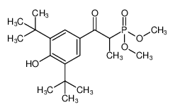 dimethyl (1-(3,5-di-tert-butyl-4-hydroxyphenyl)-1-oxopropan-2-yl)phosphonate CAS:676261-34-0 manufacturer & supplier