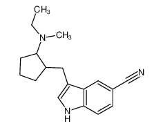 3-[2-(Ethyl-methyl-amino)-cyclopentylmethyl]-1H-indole-5-carbonitrile CAS:676273-34-0 manufacturer & supplier