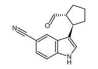 rel-3-((1R,2R)-2-formylcyclopentyl)-1H-indole-5-carbonitrile CAS:676273-69-1 manufacturer & supplier