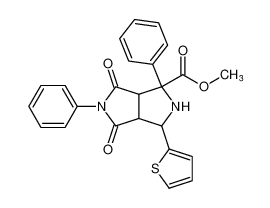 methyl 4,6-dioxo-1,5-diphenyl-3-(thiophen-2-yl)octahydropyrrolo[3,4-c]pyrrole-1-carboxylate CAS:67628-06-2 manufacturer & supplier