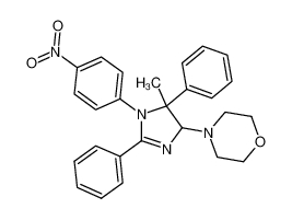 4-[5-methyl-1-(4-nitro-phenyl)-2,5-diphenyl-4,5-dihydro-1H-imidazol-4-yl]-morpholine CAS:67628-32-4 manufacturer & supplier