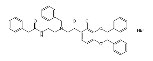 N-(2-(benzyl(2-(3,4-bis(benzyloxy)-2-chlorophenyl)-2-oxoethyl)amino)ethyl)-2-phenylacetamide hydrobromide CAS:67632-04-6 manufacturer & supplier