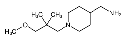 4-Piperidinemethanamine, 1-(3-methoxy-2,2-dimethylpropyl)- CAS:676322-56-8 manufacturer & supplier