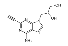 1,2-Propanediol, 3-(6-amino-2-ethynyl-9H-purin-9-yl)- CAS:676324-35-9 manufacturer & supplier