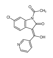 1-acetyl-6-chloro-3-[1-hydroxy-1-(3-pyridyl)methylene]-2-indolinone CAS:676326-54-8 manufacturer & supplier