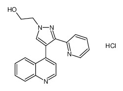 2-(3-(pyridin-2-yl)-4-(quinolin-4-yl)-1H-pyrazol-1-yl)ethan-1-ol hydrochloride CAS:676331-64-9 manufacturer & supplier