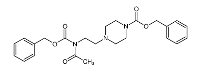 benzyl 4-(2-(N-((benzyloxy)carbonyl)acetamido)ethyl)piperazine-1-carboxylate CAS:676341-76-7 manufacturer & supplier