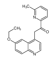 2-(6-ethoxy-4-quinolyl)-1-(6-methyl-2-pyridyl)ethanone CAS:676343-32-1 manufacturer & supplier