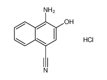 4-amino-3-hydroxy-1-naphthonitrile hydrochloride CAS:676345-85-0 manufacturer & supplier