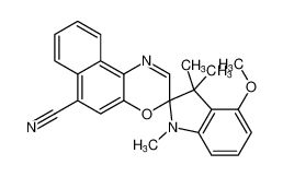 4-methoxy-1,3,3-trimethylspiro[indoline-2,3'-naphtho[2,1-b][1,4]oxazine]-6'-carbonitrile CAS:676345-93-0 manufacturer & supplier