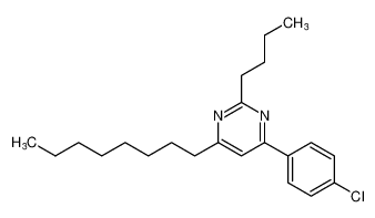 Pyrimidine, 2-butyl-4-(4-chlorophenyl)-6-octyl- CAS:676347-69-6 manufacturer & supplier