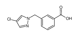 3-((4-chloro-1H-pyrazol-1-yl)methyl)benzoic acid CAS:676348-40-6 manufacturer & supplier