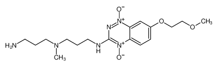 3-((3-((3-aminopropyl)(methyl)amino)propyl)amino)-7-(2-methoxyethoxy)benzo[e][1,2,4]triazine 1,4-dioxide CAS:676351-07-8 manufacturer & supplier