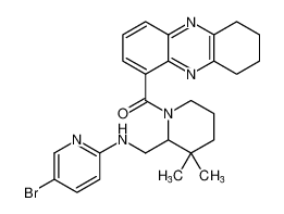 (2-(((5-bromopyridin-2-yl)amino)methyl)-3,3-dimethylpiperidin-1-yl)(6,7,8,9-tetrahydrophenazin-1-yl)methanone CAS:676355-56-9 manufacturer & supplier