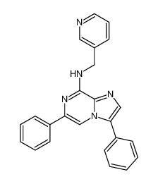 3,6-diphenyl-N-(pyridin-3-ylmethyl)imidazo[1,2-a]pyrazin-8-amine CAS:676359-47-0 manufacturer & supplier