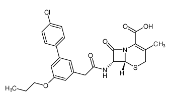 (6R,7R)-7-(2-(4'-chloro-5-propoxy-[1,1'-biphenyl]-3-yl)acetamido)-3-methyl-8-oxo-5-thia-1-azabicyclo[4.2.0]oct-2-ene-2-carboxylic acid CAS:67636-91-3 manufacturer & supplier