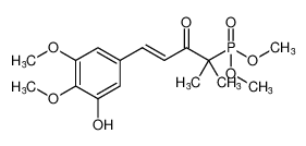 dimethyl (E)-(5-(3-hydroxy-4,5-dimethoxyphenyl)-2-methyl-3-oxopent-4-en-2-yl)phosphonate CAS:676361-49-2 manufacturer & supplier