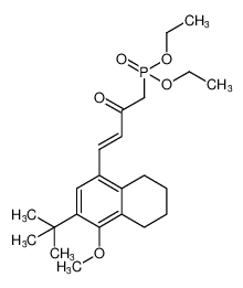 diethyl (E)-(4-(3-(tert-butyl)-4-methoxy-5,6,7,8-tetrahydronaphthalen-1-yl)-2-oxobut-3-en-1-yl)phosphonate CAS:676362-08-6 manufacturer & supplier