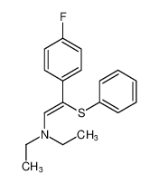 Ethenamine, N,N-diethyl-2-(4-fluorophenyl)-2-(phenylthio)-, (1Z)- CAS:676362-41-7 manufacturer & supplier