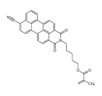 5-(8-cyano-1,3-dioxo-1H-benzo[10,5]anthra[2,1,9-def]isoquinolin-2(3H)-yl)pentyl methacrylate CAS:676363-34-1 manufacturer & supplier