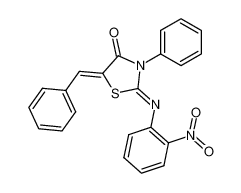 5-benzylidene-2-(2-nitro-phenylimino)-3-phenyl-thiazolidin-4-one CAS:67637-37-0 manufacturer & supplier